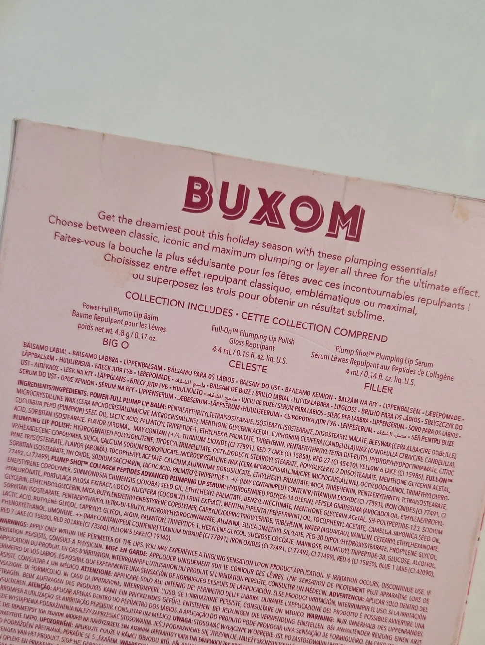 NIB BUXOM Lolli-Plump Dreams Plumping Lip Kit 3 Pc Set
